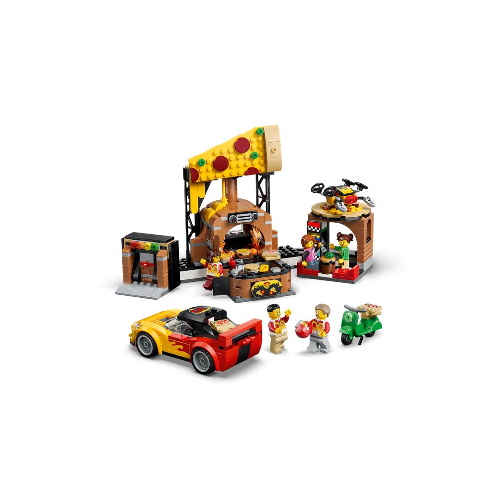 Lego City 60496 Pizza Delivery Experience with Vehicles