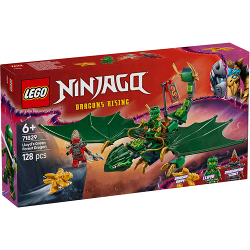 LEGO 71829 Ninjago Lloyd's Green Forest Dragon