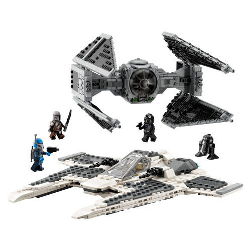 LEGO Star Wars 75348 Mandalorian Fang Fighter vs. TIE Interceptor