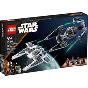 LEGO Star Wars 75348 Mandalorian Fang Fighter vs. TIE Interceptor