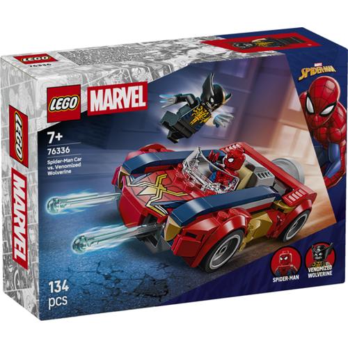 Lego Super Heroes Marvel 76336 Spider-Man Car vs. Venomized Wolverine