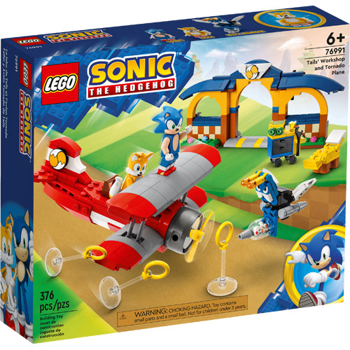 LEGO Sonic 76991 Tails' Workshop and Tornado Plane