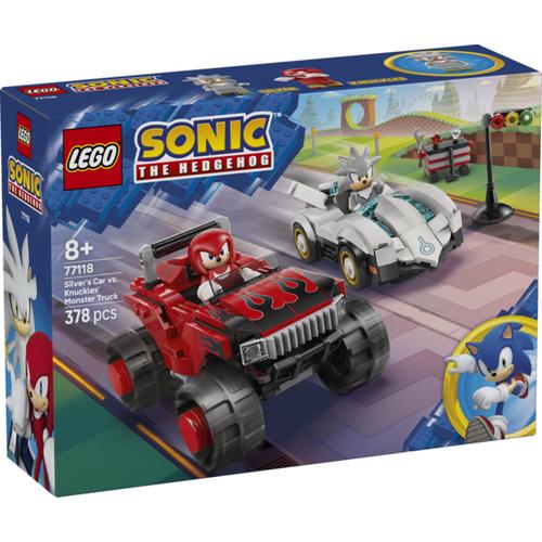 Lego Sonic 77118 Silver's Car vs. Knuckles' Monster Truck