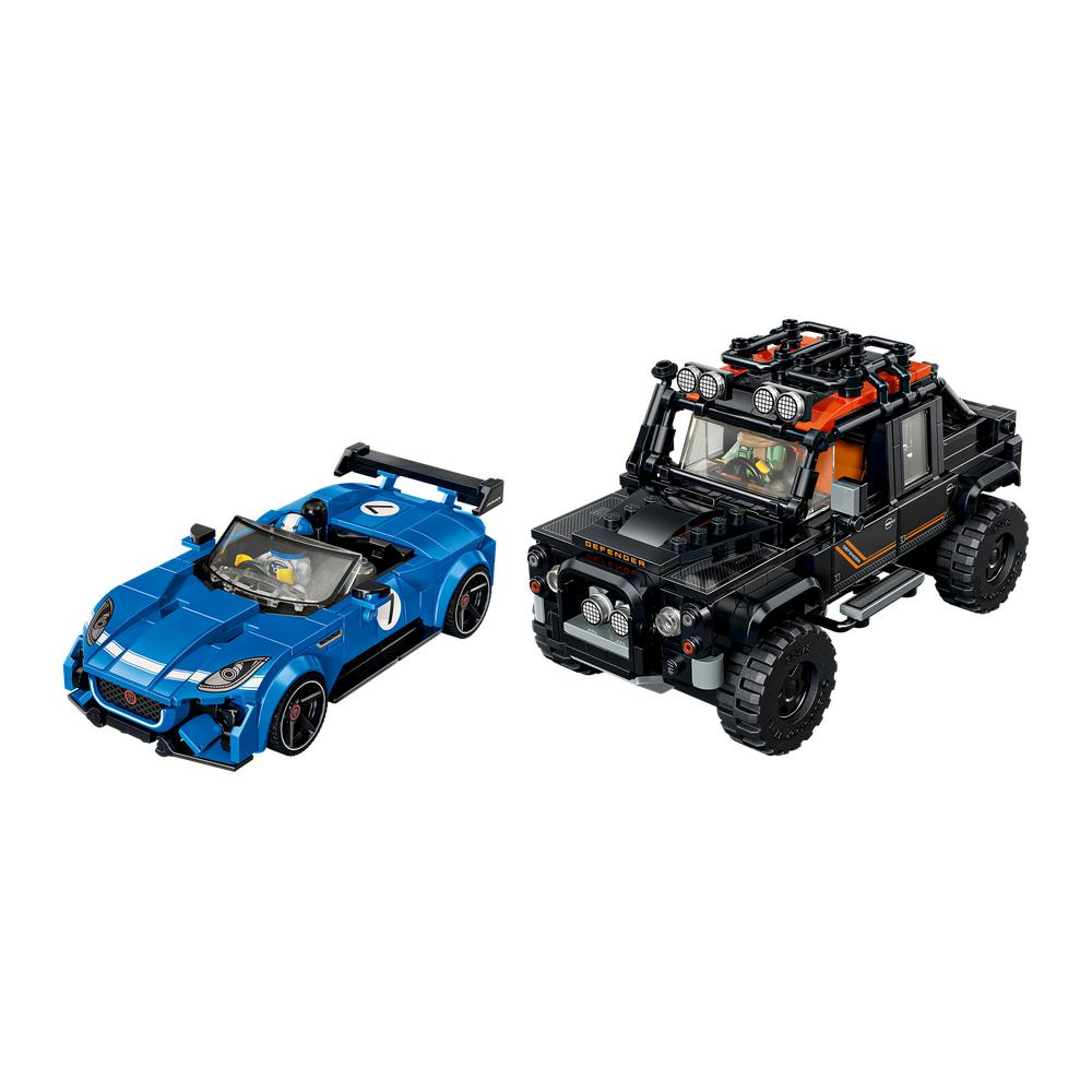 Lego Speed Champions 77264 Jaguar Project 7 & Land Rover Defender
