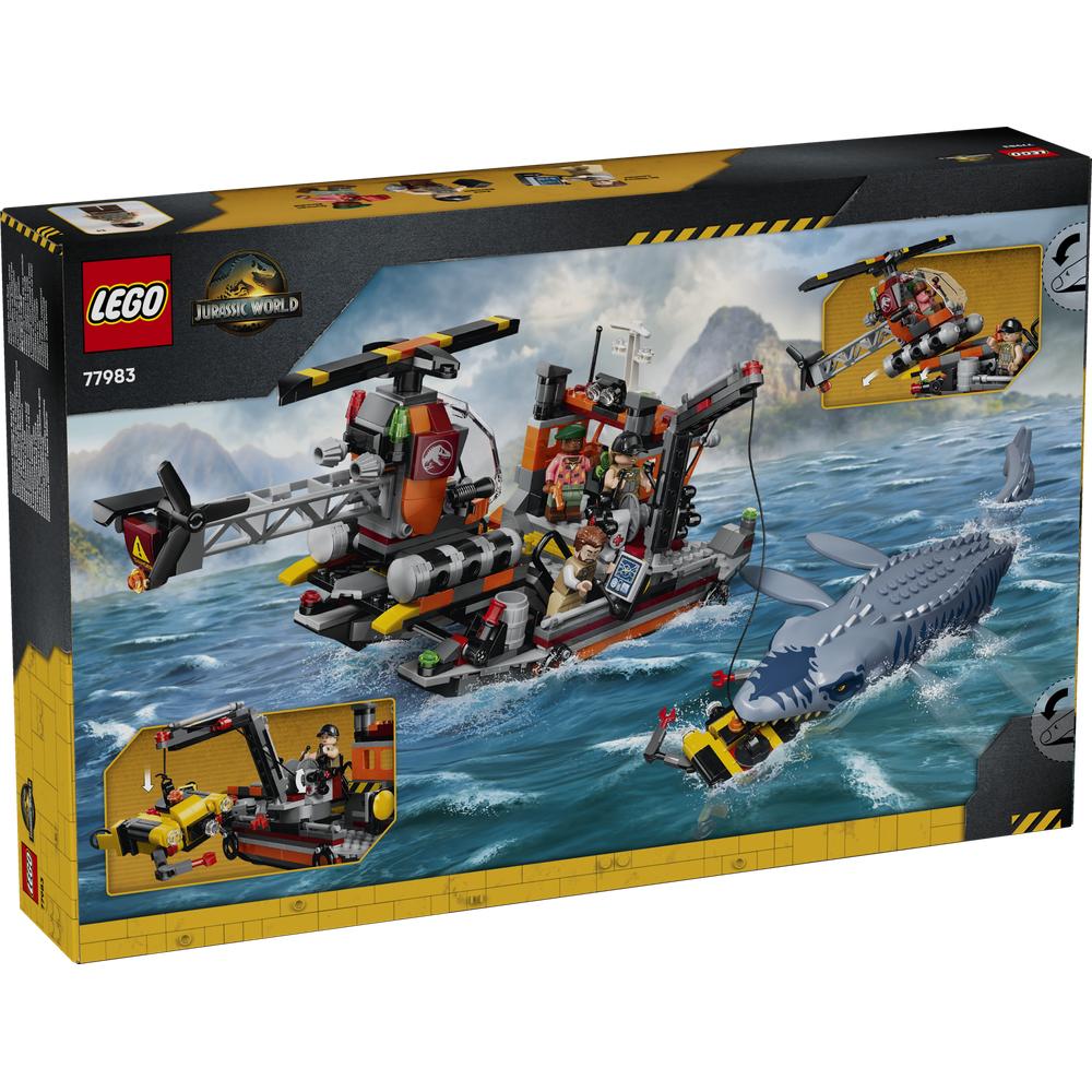 Lego Jurassic World 77983 Mosasaurus Dinosaur Boat Attack