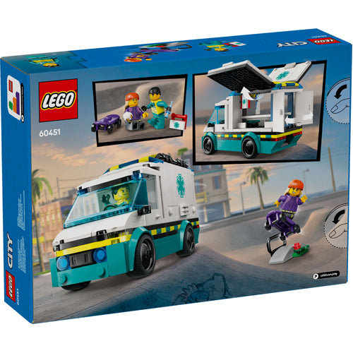 LEGO City 60451 Emergency Ambulance