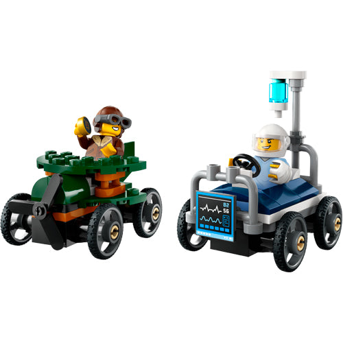 LEGO City 60459 Airplane vs. Hospital Bed Race Car Pack