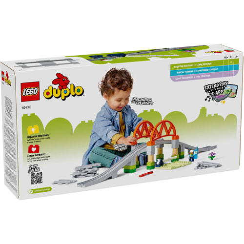 LEGO Duplo 10426 Train Bridge and Tracks Expansion Set