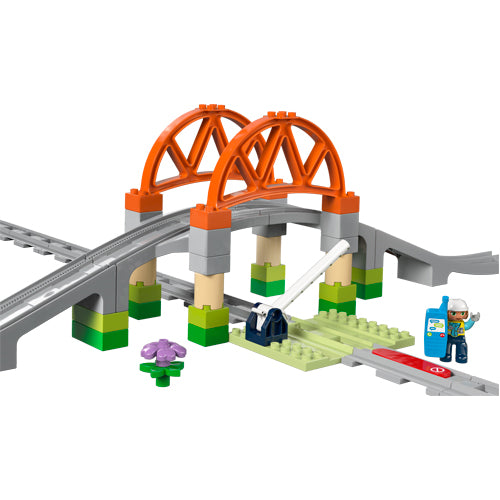 LEGO Duplo 10426 Train Bridge and Tracks Expansion Set
