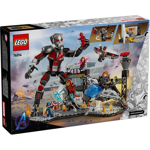 LEGO Marvel 76314 Super Heroes Captain America: Civil War Action Battle