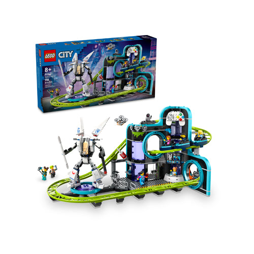 LEGO My City 60421 Robot World Roller-Coaster Park