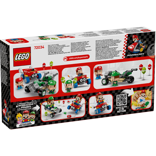 LEGO Super 72034 Mario Mario Kart - Baby Mario vs Baby Luigi