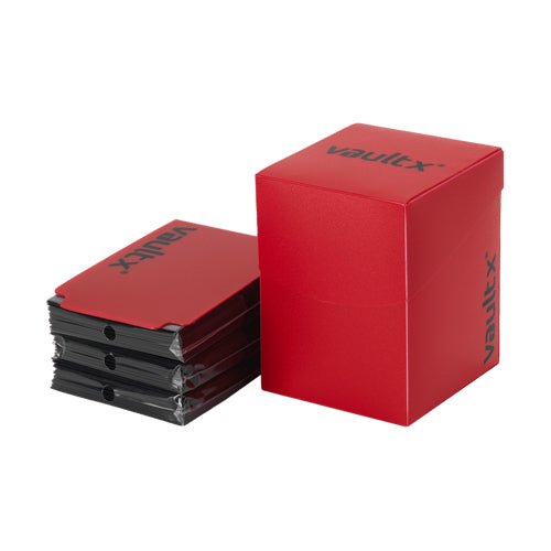 Large Deck Box 100+ with 150 Sleeves - Red
