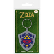 Legend of Zelda Rubber Keychain Hylian Shield 6 cm