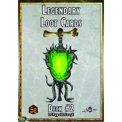 Legendary Loot Cards: Deck #2 (5E)