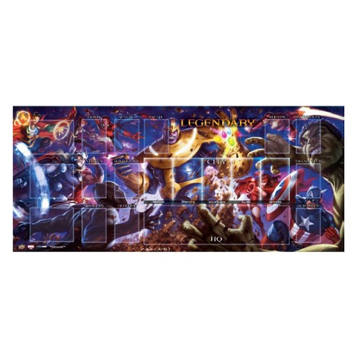 Legendary Playmat Thanos vs The Avengers
