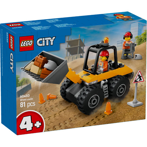 なつたか Lego City 60450 Yellow Construction Wheel Loader | Zatu Games