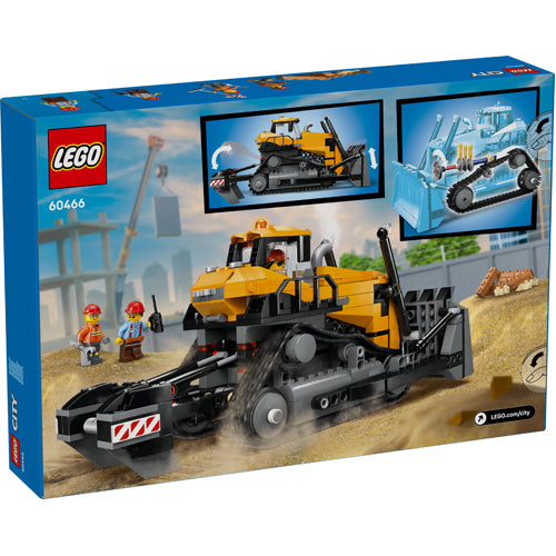 Lego City 60466 Yellow Bulldozer with Front Loader