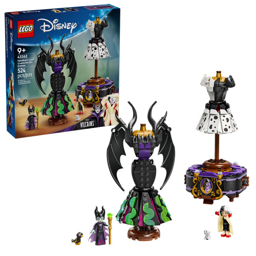Lego: Disney Classic Maleficent's and Cruella De Vil's Dresses