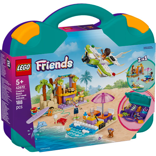 Lego Friends 42672 Creative Beach and Travel Suitcase