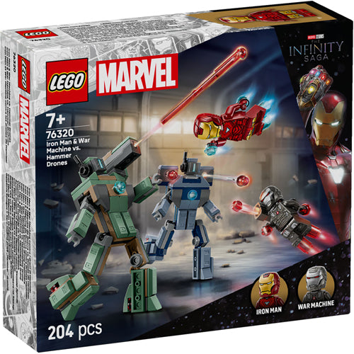 Lego Marvel 76320 Iron Man & War Machine vs. Hammer Drones