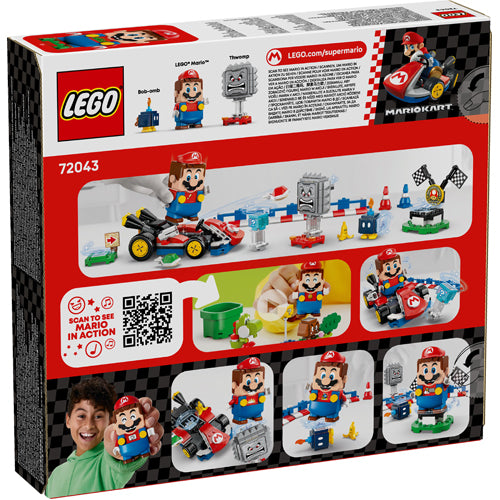 Lego Super Mario 72043 Interactive Mario & Standard Kart
