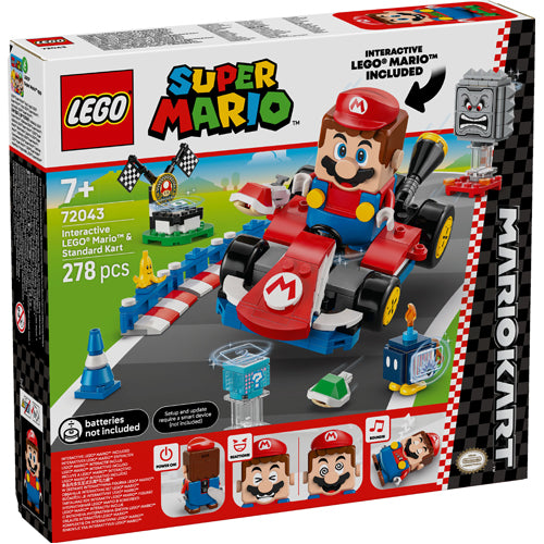Lego Super Mario 72043 Interactive Mario & Standard Kart
