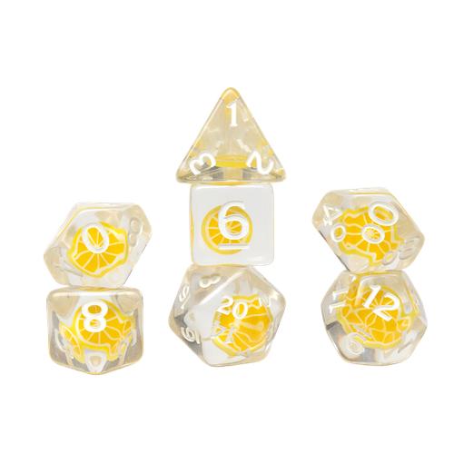 Lemon: Fruit Slice Dice Set - Sirius Dice