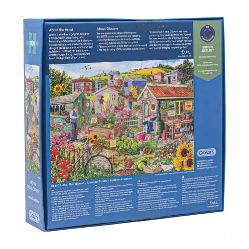 Life on the Allotment (1000 Pieces) Back