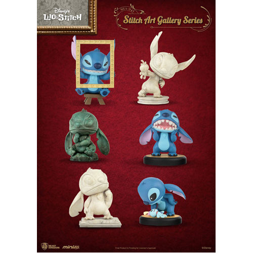 Lilo & Stitch Mini Egg Attack Figure 8 cm Assortment (One Supplied) Stitch Art Gallery Series