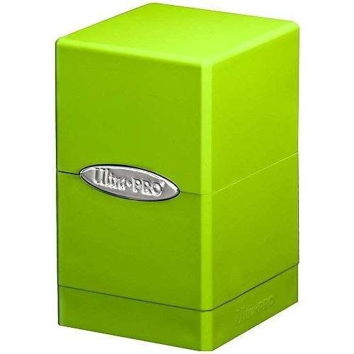 Lime Green Satin Tower Deck Box