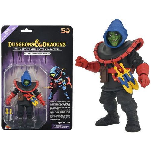 Limited 50th Anniversary Edition Zarak Figure - Dungeons & Dragons 7inch Scale Action Figure