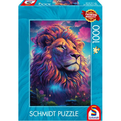 Lion in the Wind of Colours (1000pc)