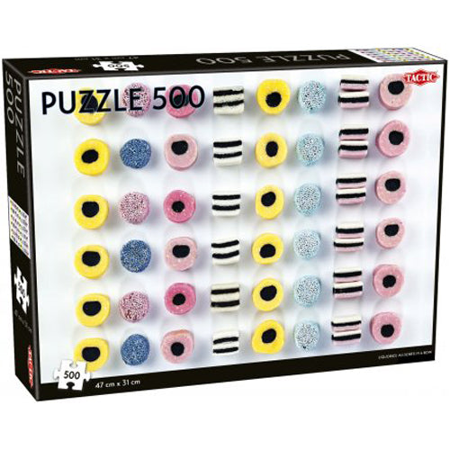 Liquorice allsorts in a row 500 pcs Puzzle