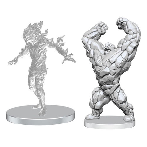 Living Landslide & Living Wildfire: Pathfinder Battles Deep Cuts Unpainted Miniatures