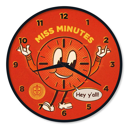 Loki Wall Clock Miss Minutes
