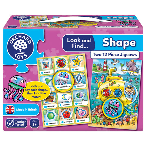 Look & Find Shape Learning Puzzles