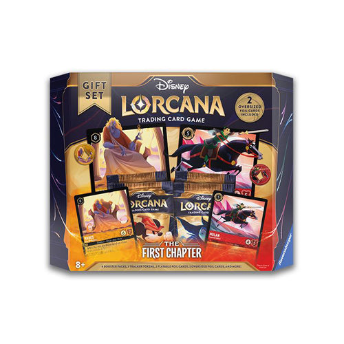 lorcana trading card game gift box - Set 1 Deck Type:Amethyst & Ruby Each booster pack contains Binders Lorcana set 5 fake
