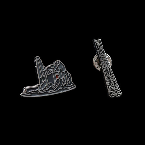 Lord of the Rings Collectors Pins 2-Pack Helm's Deep & Orthanc