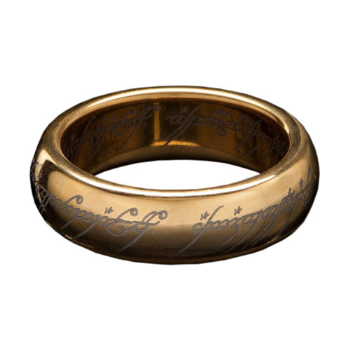 Lord of the Rings Tungsten Ring The One Ring (gold plated) Size 12