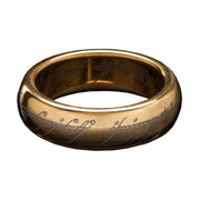 Lord of the Rings Tungsten Ring The One Ring (gold plated) Size 13