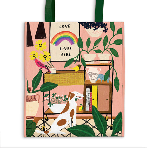 Love Lives Here Reusable Tote