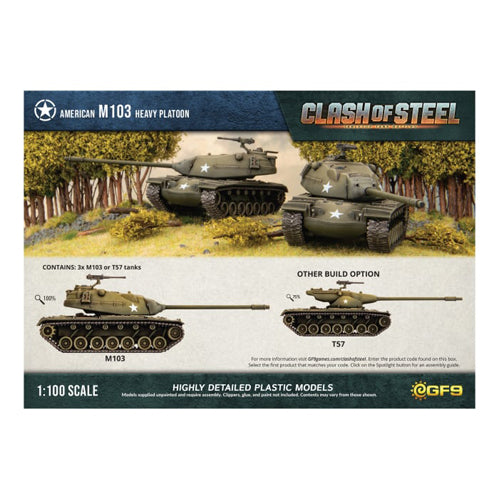 M48 Medium Tank Platoon (x3 Plastic)