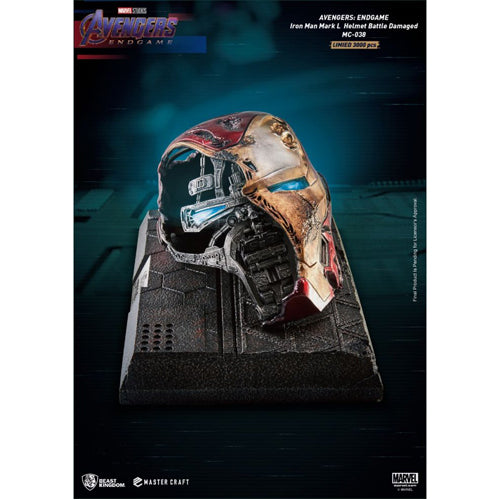 MC-038 Avengers: Endgame Master Craft Battle-Damaged Iron Man Mark50 Helmet