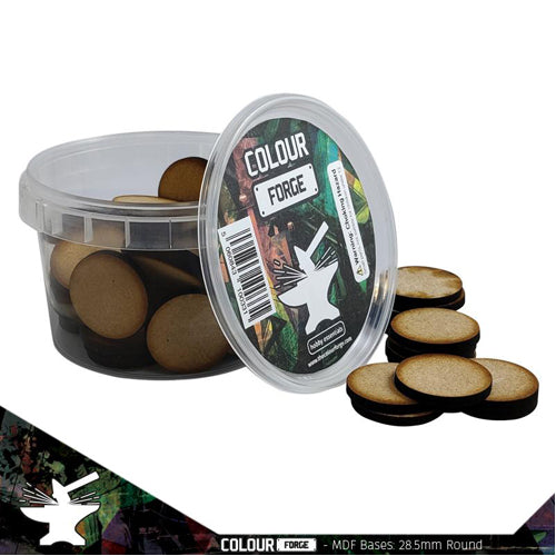 MDF Bases - 28.5mm Round (75)