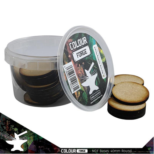 MDF Bases - 40mm Round (30)