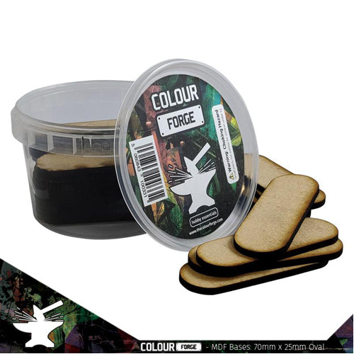 MDF Bases - 70x25 Oval (30)