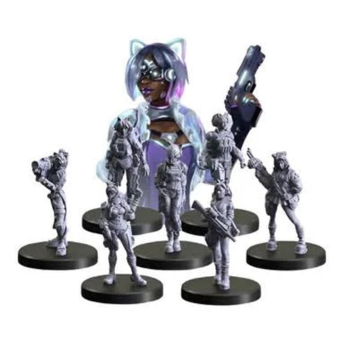 CYBERPUNK RED:COMBAT ZONE Danger Gals Faction Starter Box