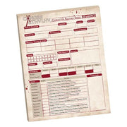 Cohors Cthulhu Character Sheet Printed Pad