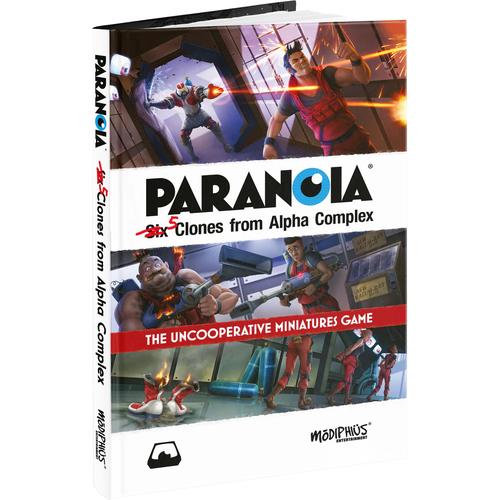 Paranoia Five Clones from Alpha Complex Book